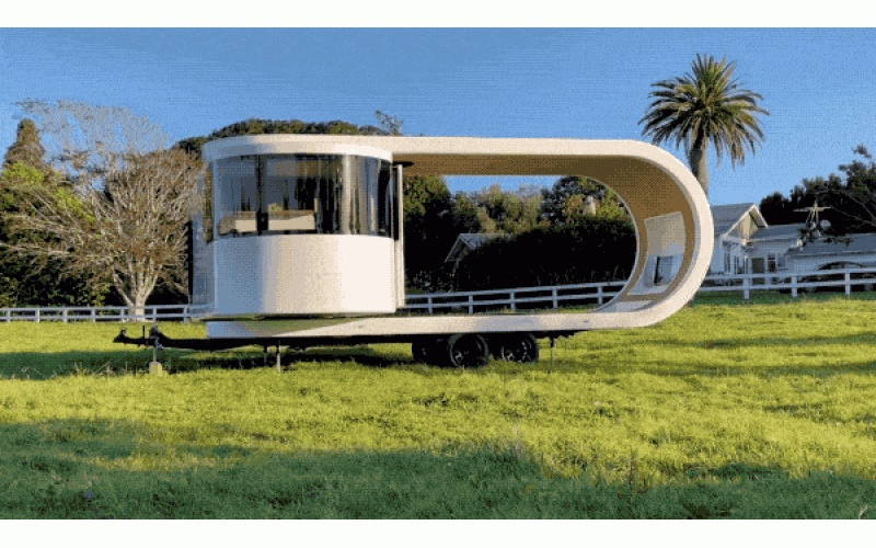 没想到，这款形似U盘的旋转概念房车竟然投产了？！