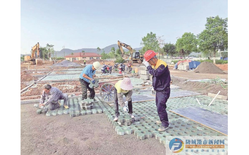 广西防城港市西岸公园房车营地项目正在推进建设中