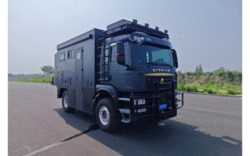 带拓展的重卡房车你见过么？途佳推出金标汕德卡方舱房车