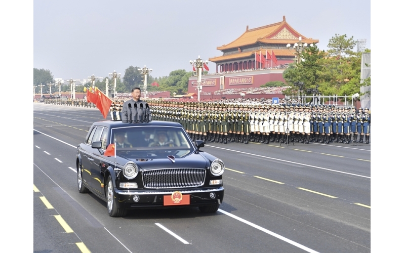 纪念中国人民抗日战争暨世界反法西斯战争胜利80周年大会在京隆重举行 天安门广场举行盛大阅兵仪式 习近平发表重要讲话并检阅受阅部队